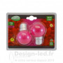 Ampoule B22 led 1w rose pack x2, vision el 76460 promo Vision El 4,50 € -40% Ampoule LED B22