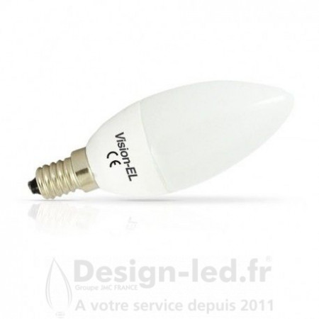 Ampoule E14 led flamme 4w 2700k, vision el 74602 promo 3,70 € -50%