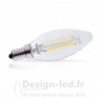 Ampoule E14 led filament flamme 4w 4000k, miidex 7129 promo Miidex Lighting 3,10 € -40% Ampoule LED E14