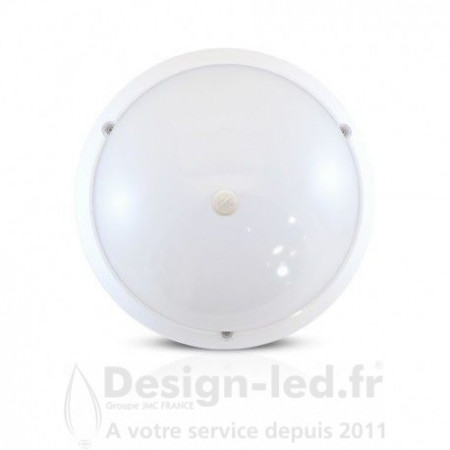 Plafonnier LED Ø300 mm 18W 4500K Détecteur IR, miidex 779002 61,00 € Hublot Led Extérieur