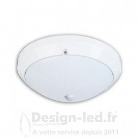 Plafonnier LED Ø300 mm 18W 4500K Détecteur IR, miidex 779002