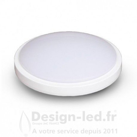 Plafonnier LED Blanc Ø330 24W 4000K avec détecteur RF, miidex 77885 102,20 €