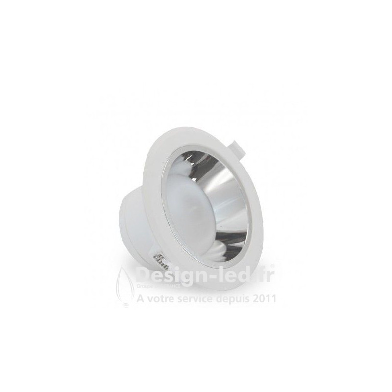 https://design-led.fr/ Downlight LED Blanc/Argenté rond Basse Luminance Ø150mm 15W 3000K 22,20 € 15,54 € -30% 76541