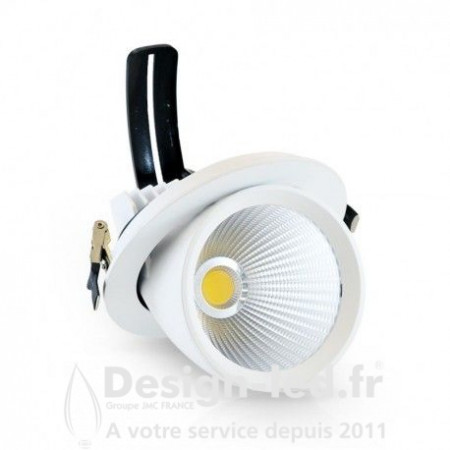 Spot LED Escargot Rond Inclinable et Orientable 10W 4000K IRC90, miidex 76751 62,90 €