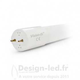 Tube LED T8 18W 4000K 1200 mm P/N même coté