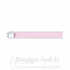 Tube LED T8 rose alimentaire 9W 600 mm, vision el 75961 promo