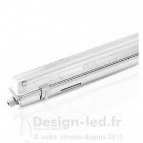 Boitier étanche LED sans ballast X1 T8 de 600 mm, miidex 75890