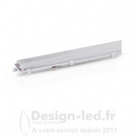 Boitier étanche LED P/N du même côté sans ballast X2 T8 de 1500 mm, miidex 75931