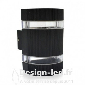 Applique Murale LED 6W 3000K Gris Anthracite IP54, vision el 7008 promo
