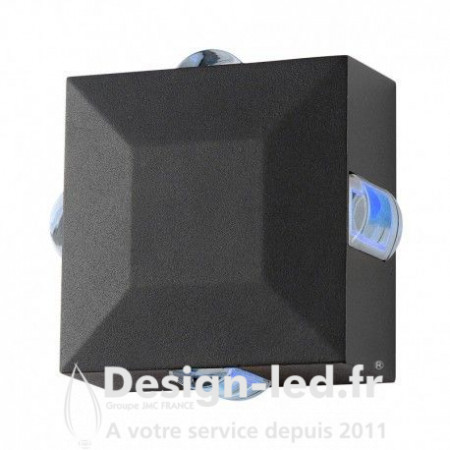 Applique Murale Carré LED 6W Bleu Gris Anthracite IP54, vision el 67806 promo Vision El 94,60 € product_reduction_percent App...