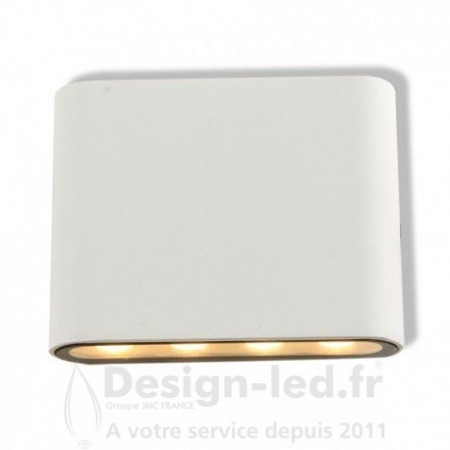 Applique Murale Rectangulaire LED 6W 4000K Blanc IP54, vision el 67787 promo 58,30 € -50%