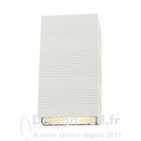 Applique Murale LED 2x5W 2x345LM Rectangulaire 3000K Gris IP54, vision el 67799 promo