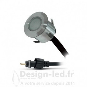 Spot LED terrasse 0,6W bleu 12V IP67, miidex 70763
