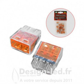 https://design-led.fr/ Connecteur automatique 3 câbles rigide 450V 32A pack x20 4,70 € 3,29 € -30% 72220