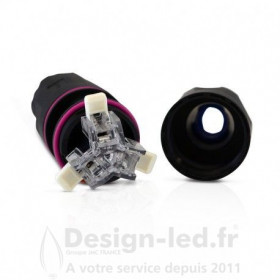 Connecteur étanche automatique IP68 250V 16A Noir 3 Fils ENFICHABLE M/F, miidex 7213