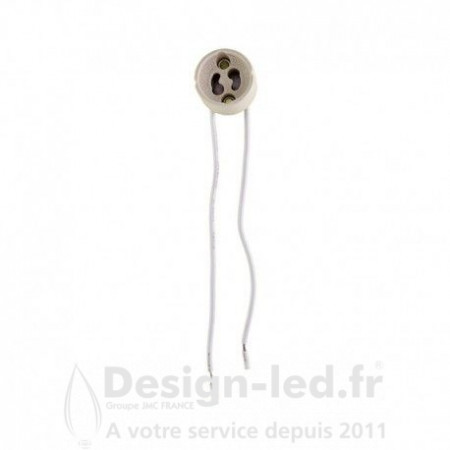 Douille céramique GU10 CL1 avec câble, miidex 73997 Miidex Lighting 0,90 € Douilles - Adaptateurs