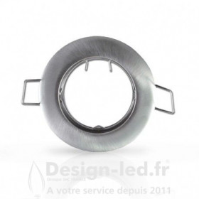 Support plafond étain brossé 78mm