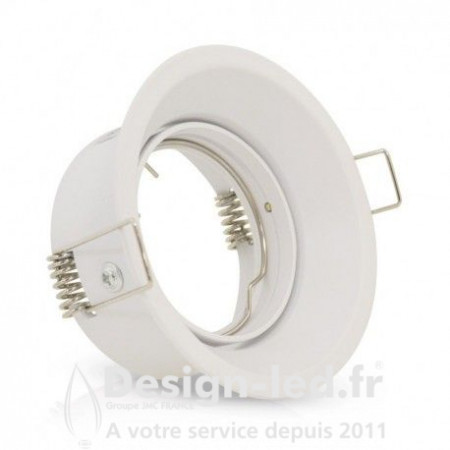 Support de spot basse luminance Rond Rotatif Orientable blanc Ø85, miidex 7727 10,70 €