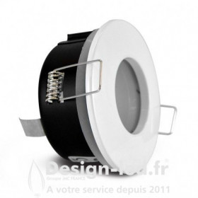 Support de spot BBC Rond Etanche Blanc Ø83 x 57 mm IP65