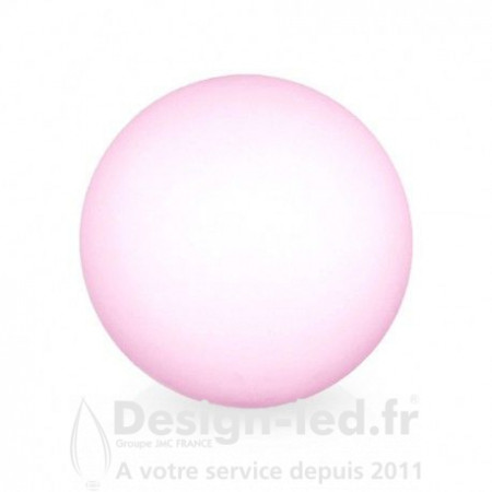 Boule lumineuse solaire couleur fumée Boule solaire extérieure