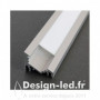 Profilé aluminium anodisé 2M pour ruban led angle 30/60, miidex 9827 30,20 €