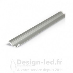 Profilé aluminium anodisé 2M pour ruban led 45