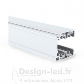 Rail Triphase pour Spots LED Blanc 2 m, miidex 82022