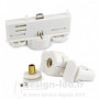 Connecteur Rail 3 Allumages Blanc, miidex 8279 11,50 €