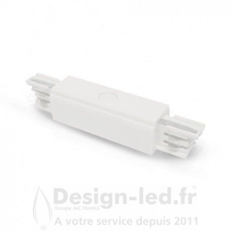 Connecteur Triphase Central Blanc, miidex24, 8232 Miidex Lighting 12,70 € Accessoire Spot Led sur Rail