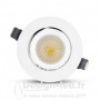 Spot LED Escargot Rond Inclinable et Orientable avec Alimentation Electronique 30W 3000K, miidex24, 76740 promo Miidex Lighti...