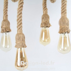 https://design-led.fr/ Plafonnier corde et Bambou 6XE27 113,00 € 113,00 € LM8037