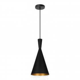 Lampe Suspendue Lennon noir 1xE27