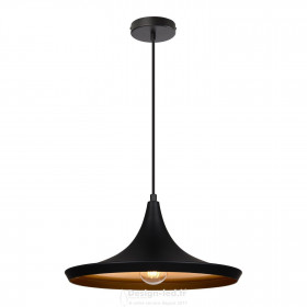Lampe Suspendue Presley noir 1xE27, dla C2522