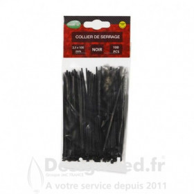 https://design-led.fr/ Collier de serrage 2.5 x 100 mm pack de 100, vision el 9701 promo 1,60 € 0,80 € -50%
