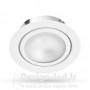 Support meuble cuisine & salle de bain rond G4 blanc Ø71 mm, miidex 7730 Miidex Lighting 8,40 € Downlight LED