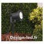 Projecteur Piquet (sans ampoule) 12V GU5.3 Noir IP65, miidex 70285 36,20 €