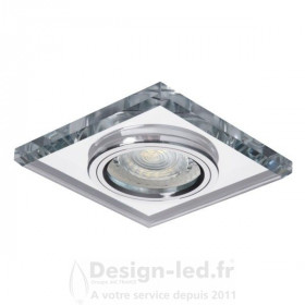 Support plafond MORTA 90x90 mm verre