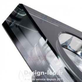 https://design-led.fr/ Support plafond MORTA-B 90x90 mm verre noir 8,50 € 8,50 € 22110