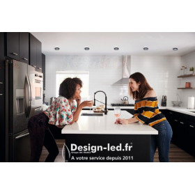 https://design-led.fr/ Support plafond MORTA-B 90x90 mm verre noir 8,50 € 8,50 € 22110
