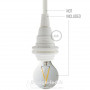 Douille E14 blanc en thermoplastique avec écrou, dla PL14PBTF Design-LED 1,70 € Accessoires luminaires