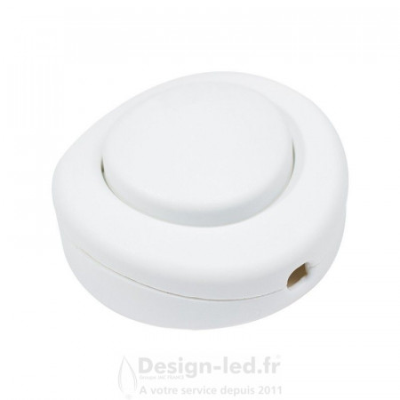 Interrupteur Unipolaire à pied Blanc, dla INTPEDB Design-LED 5,20 € Accessoires luminaires