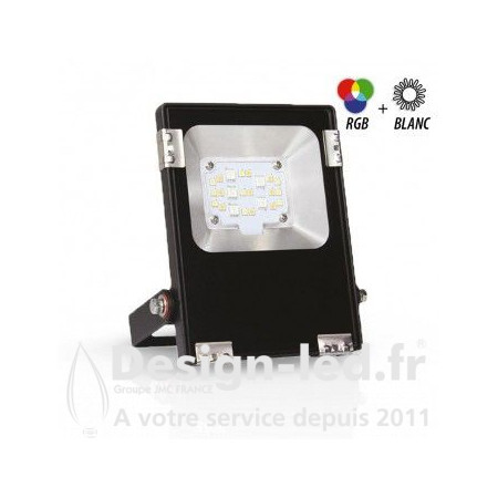 Projecteur Extérieur LED Noir 230V 10W RGB&CCT IP65, miidex 100686 109,00 €