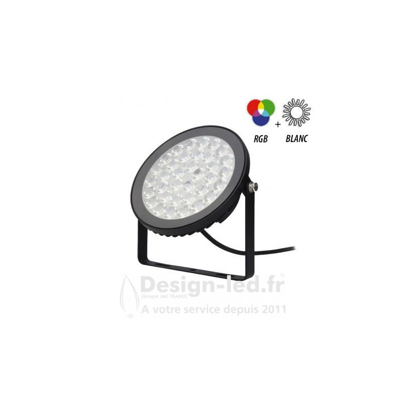https://design-led.fr/ Projecteur Extérieur TOURNESOL Noir 230V 15W RGB & Blanc CCT IP65 pilotable 167,30 € 167,30 € 80106