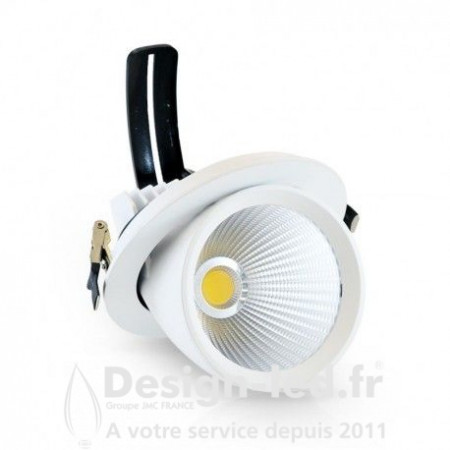 Spot LED Escargot Rond Orientable 30W 4000K & Alimentation, miidex24, 76746 Miidex Lighting 100,70 € Spot Led magasin