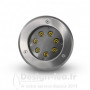 Spot LED Encastrable Sol Rond 7W 3000K Inox 316 L IP67, miidex 677927 105,00 €