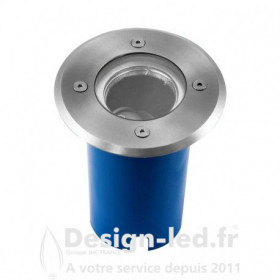 Support LED Encastrable Sol GU10 Inox 304, miidex 70730 PROMO