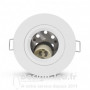 Support de spot BBC rond blanc fixe & douille automatique GU10, miidex 77181 23,50 €