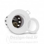 Support de spot BBC rond blanc fixe & douille automatique GU10, miidex 77181 23,50 €