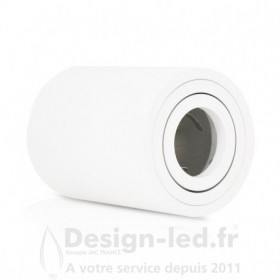 https://design-led.fr/ Support de Spot Saillie orientable GU10 Cylindre Blanc 28,80 € 28,80 € 6800