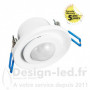 Détecteur de mouvement infrarouge LED encastrable 360°, miidex 75493 20,30 €